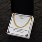 Cuban Chain Necklace Gifts For My Man Boyfriend Husband Dad Son Bracelet Gifts, Stainless Steel American Flag Watch Link Bracelet Fathers Day, Best Gift for Dad