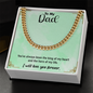 Cuban Link Chain Necklace for Men, Dad Son Brother Husband Boyfriend to My Man Gifts, Father's Day Gift, Silver Stainless Steel Graduation Birthday Gift