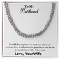 Cuban Link Necklace For Husband, Silver & 14K Yellow Gold, Couples (Husband-Wife), Unisex, Necklace, Unisex Necklace for Husband, Wife, or Couples Gift