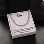 Bold Cuban Link Necklace for Dad – 14K Yellow Gold and Silver, Unisex Gift for Father, Husband, or Grandpa for Birthday, Christmas, or Father's Day