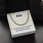 Cuban Link Chain Necklace for Dad – Silver & Gold Stainless Steel | Father's Day, Birthday, Anniversary Gift for Men