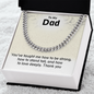 Cuban Link Chain Necklace for Dad – Silver & Gold Stainless Steel | Father's Day, Birthday, Anniversary Gift for Men