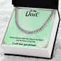 Cuban Link Chain Necklace for Men, Dad Son Brother Husband Boyfriend to My Man Gifts, Father's Day Gift, Silver Stainless Steel Graduation Birthday Gift