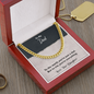Luxury Cuban Link Necklace for Dad – Silver & Gold Chain, Heavy-Duty Stainless Steel, Perfect Gift for Father's Day, Husband, or Special Dad Moments