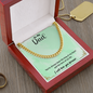 Cuban Link Chain Necklace for Men, Dad Son Brother Husband Boyfriend to My Man Gifts, Father's Day Gift, Silver Stainless Steel Graduation Birthday Gift