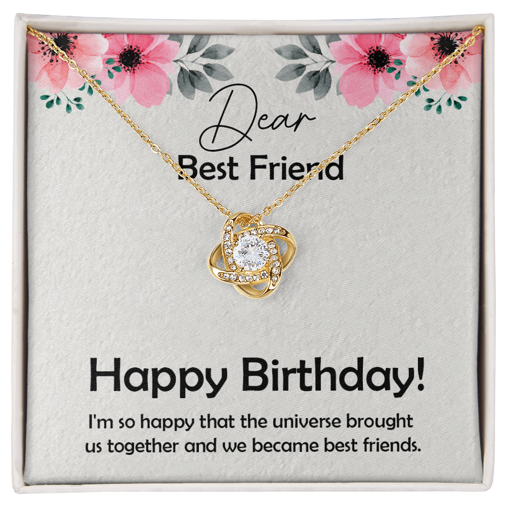 Birthday Gift For Best Friend, Love Knot Necklace Best Gift For Friend, Christmas Gift for best friend