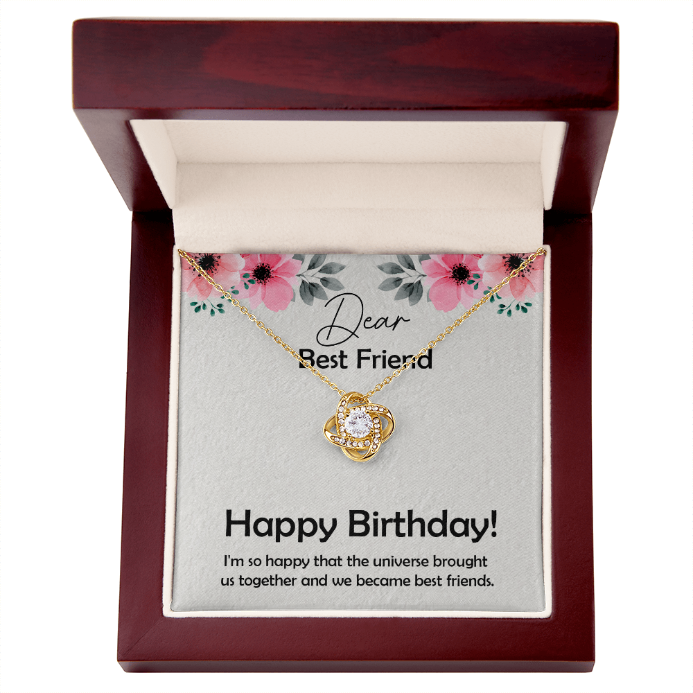 Birthday Gift For Best Friend, Love Knot Necklace Best Gift For Friend, Christmas Gift for best friend