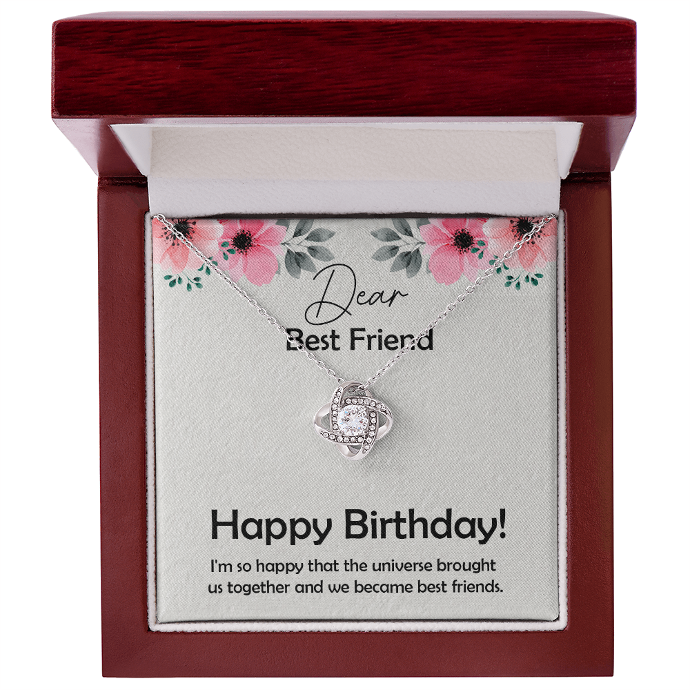 Birthday Gift For Best Friend, Love Knot Necklace Best Gift For Friend, Christmas Gift for best friend