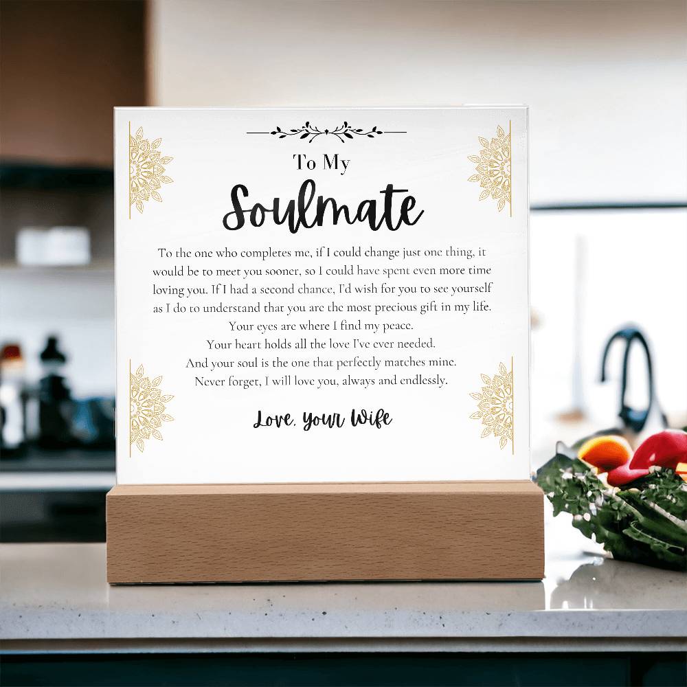To My Soulmate Husband I find peace loving you