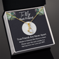 Birthday Gift for Best Friend – Alluring Beauty Necklace with Heartfelt Message Card – Thoughtful Friendship Jewelry for Her – Unique Gift for Soul Sister, BFF, or Childhood Friend