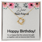 Birthday Gift For Best Friend, Love Knot Necklace Best Gift For Friend, Christmas Gift for best friend