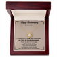 Love Knot Necklace for Anniversary – 'To My Soulmate' Timeless Gift for Wife, Husband, or Couple – Sterling Silver or Gold Forever Knot Pendant Symbolizing Your Unbreakable Bond – Engravable Romantic Jewelry with Heartfelt Message Card