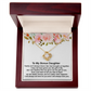 Bonus Daughter Gifts from Stepdad Stepmom With Heartfelt Message & Elegant Box - Jewelry Gifts For Stepdaughter, To My Bonus Daughter Necklace On Birthday Graduation
