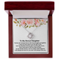 Bonus Daughter Gifts from Stepdad Stepmom With Heartfelt Message & Elegant Box - Jewelry Gifts For Stepdaughter, To My Bonus Daughter Necklace On Birthday Graduation