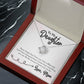 To My Daughter - Life is Filled with Hard Time and Good Times - Necklace