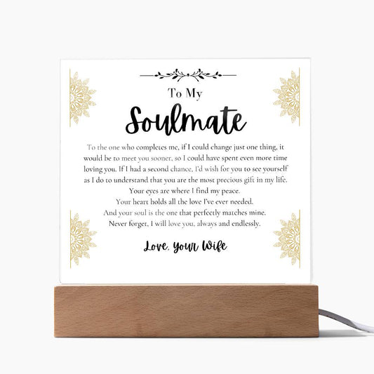 To My Soulmate Husband I find peace loving you