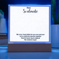 To My Soulmate – Elegant Acrylic Plaque with Heartfelt Message | Romantic Gift for Anniversary, Birthday, or Just Because