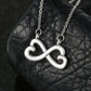 To My Daughter Never Forget I love you, Mom - Endless Love necklace