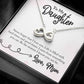 To My Daughter Never Forget I love you, Mom - Endless Love necklace