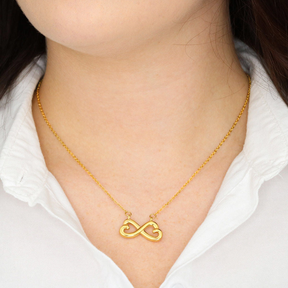 To My Daughter Never Forget I love you, Mom - Endless Love necklace