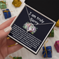 I'm Truly Sorry Necklace – ‘Forever Love' Engraved with Your Promise – Gift to Mend Her Heart After Hurting Her