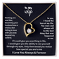 Jewelry To My Wife - The Best Thing That Ever Happened To Me, Forever Love Necklace, Gift for Her, Romantic Christmas Birthday Valentine Gift
