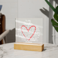 Acrylic Plaque Gift for Daughter – Touching Keepsake for Her Birthday, Graduation, or Christmas