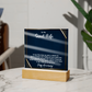 To My Sweet Wife Acrylic Square Plaque – Romantic Gift for Wife from Husband, Heartfelt Love Message, Elegant Display Keepsake for Anniversary, Birthday or Just Because