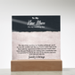 To My New Mom Acrylic Square Plaque – Heartfelt Gift for Stepmom or Mother-in-Law, Loving Message Keepsake from Son or Daughter, Elegant Decorative Gift for Mother's Day, Wedding, or Special Occasion