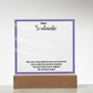 To My Soulmate – Elegant Acrylic Plaque with Heartfelt Message | Romantic Gift for Anniversary, Birthday, or Just Because