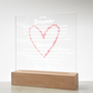 Elegant Acrylic Plaque with Loving Message | Best Gift for Daughter's Birthday or Graduation, Best Gift For Daughter