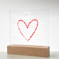 Acrylic Plaque Gift for Daughter – Touching Keepsake for Her Birthday, Graduation, or Christmas