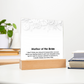 To My Mother of the Bride - Elegant Acrylic Keepsake Gift from Daughter - Thank You for Your Love and Support on My Wedding Day