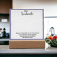 To My Soulmate – Elegant Acrylic Plaque with Heartfelt Message | Romantic Gift for Anniversary, Birthday, or Just Because