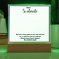 To My Soulmate – Elegant Acrylic Plaque with Heartfelt Message | Romantic Gift for Anniversary, Birthday, or Just Because