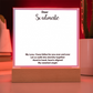 To My Soulmate – Elegant Acrylic Plaque with Heartfelt Message | Romantic Gift for Anniversary, Birthday, or Just Because