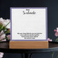 To My Soulmate – Elegant Acrylic Plaque with Heartfelt Message | Romantic Gift for Anniversary, Birthday, or Just Because