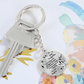 To My Amazing Mom – Personalized Engraved Circle Keychain with Name & Message – Elegant Stainless Steel Gift for Mother's Day, Birthday or Everyday Love – A Keepsake She'll Cherish Forever