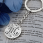 To My Amazing Mom – Personalized Engraved Circle Keychain with Name & Message – Elegant Stainless Steel Gift for Mother's Day, Birthday or Everyday Love – A Keepsake She'll Cherish Forever