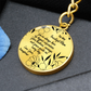 To My Amazing Mom – Personalized Engraved Circle Keychain with Name & Message – Elegant Stainless Steel Gift for Mother's Day, Birthday or Everyday Love – A Keepsake She'll Cherish Forever