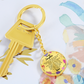 Daughter Keychain Circle – Minimalist 'Always in My Heart' Engraved Keyring – Ready-to-Give Present for Teens & Women
