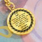 To My Dad Custom Circle Keychain – Engraved with Name & ‘Love You Forever' – Heartfelt Birthday, Mother's Day Gift – Personalized Stainless Steel Keyring