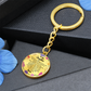 Daughter Keychain Circle – Minimalist 'Always in My Heart' Engraved Keyring – Ready-to-Give Present for Teens & Women