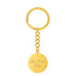 Custom To My Daughter Keychain - Circle Engraved Keyring with Name & 'My Greatest Blessing' - Birthday, Graduation, Christmas Personalized Gift
